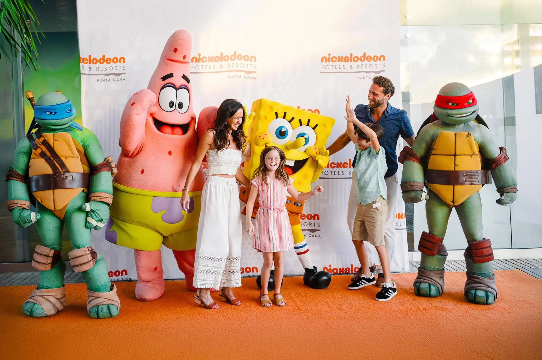 Personajes Nickelodeon Punta Cana
