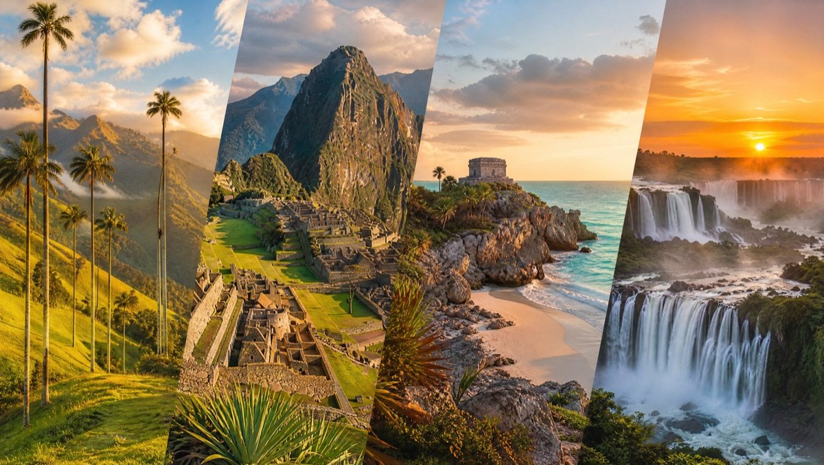 Ciudad colonial colorida de Colombia comparada con destinos latinoamericanos